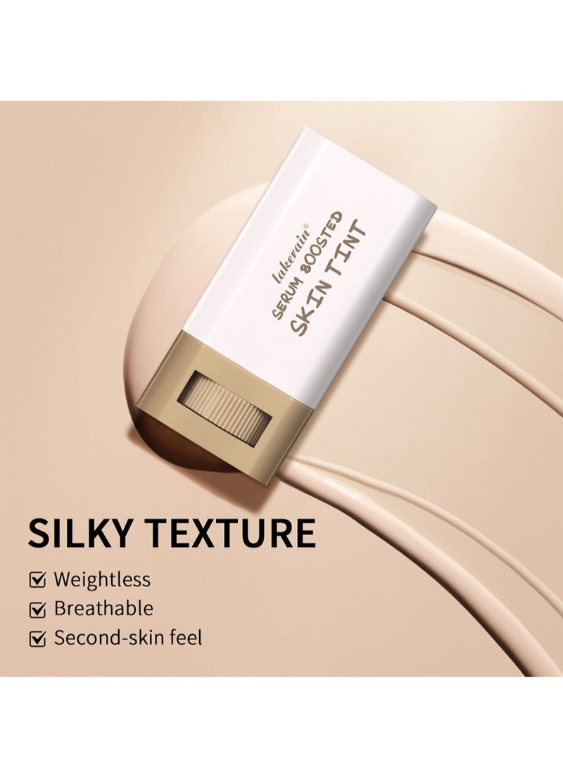 ليكرين Beauty Balm Serum Boosted Skin Tint - مرطب ملون مرطب ، عصا أساس صلبة خفيفة الوزن لتغطية خالية من العيوب ، شفافة إلى متوسطة ، لمسة نهائية متألقة وندية ، ارتداء طوال اليوم - Image 3