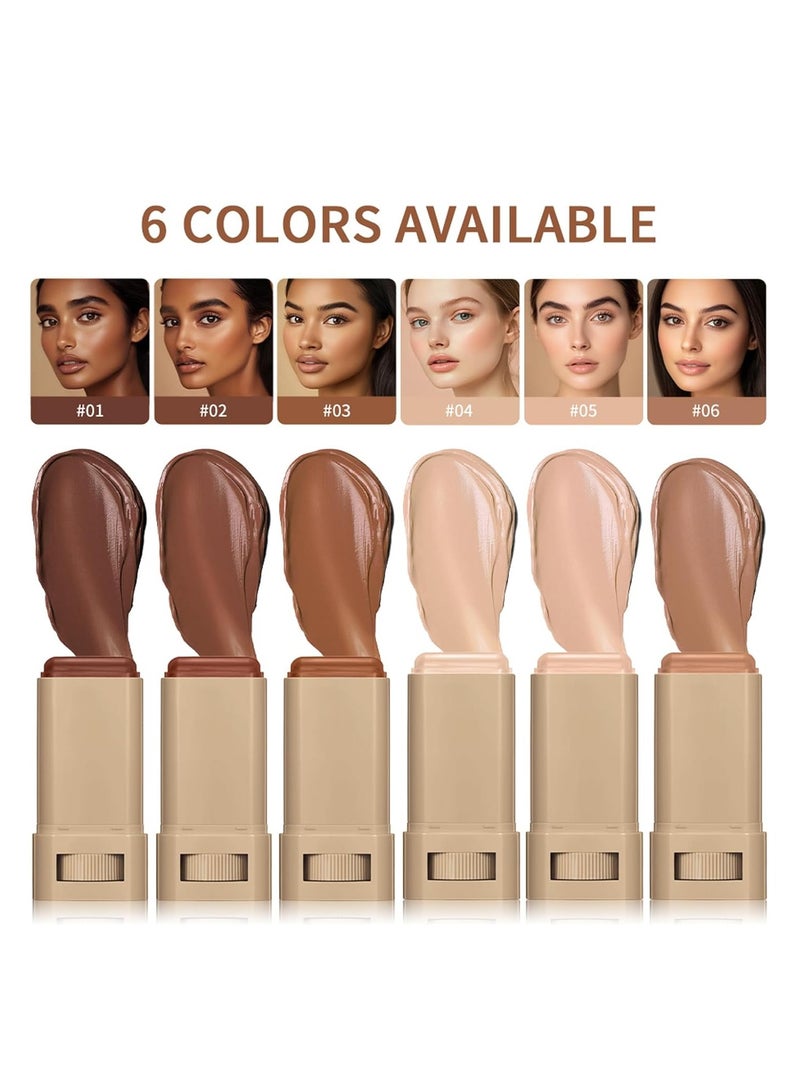 ليكرين Beauty Balm Serum Boosted Skin Tint - مرطب ملون مرطب ، عصا أساس صلبة خفيفة الوزن لتغطية خالية من العيوب ، شفافة إلى متوسطة ، لمسة نهائية متألقة وندية ، ارتداء طوال اليوم - Image 4