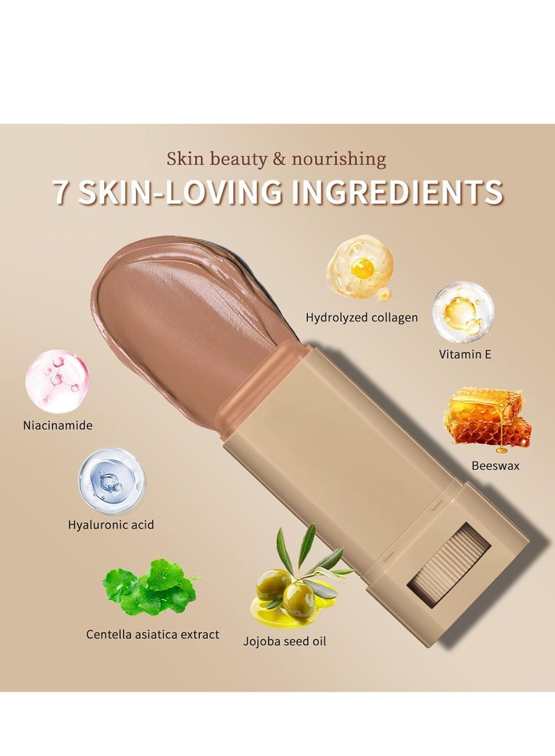 ليكرين Beauty Balm Serum Boosted Skin Tint - مرطب ملون مرطب ، عصا أساس صلبة خفيفة الوزن لتغطية خالية من العيوب ، شفافة إلى متوسطة ، لمسة نهائية متألقة وندية ، ارتداء طوال اليوم - Image 2