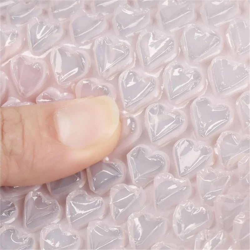 300-600Pcs Plastic Color Protective Wrap Envelope Bubble Foam Packing Bags PE Clear Shockproof Bag Double Film Cushioning(Red,300pcs,10x15cm) - Image 4