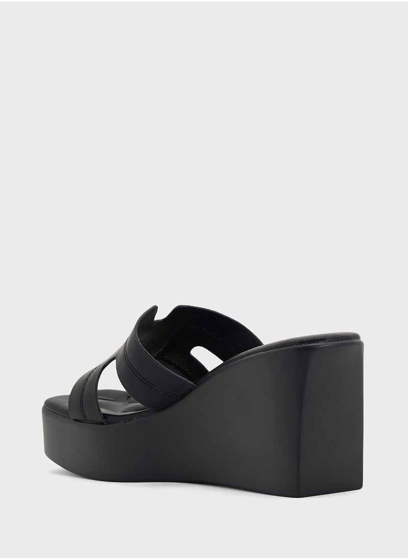 ELLA H Mule Wedge Sandal  - Image 3