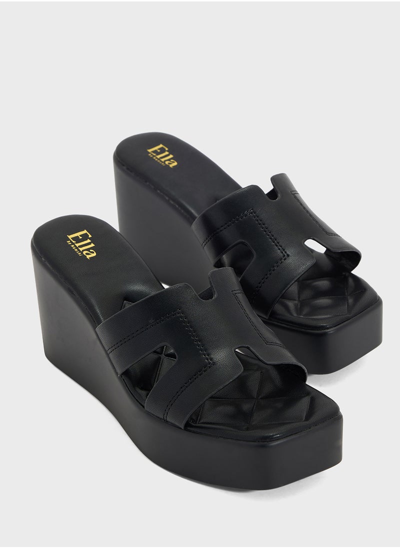 ELLA H Mule Wedge Sandal  - Image 4