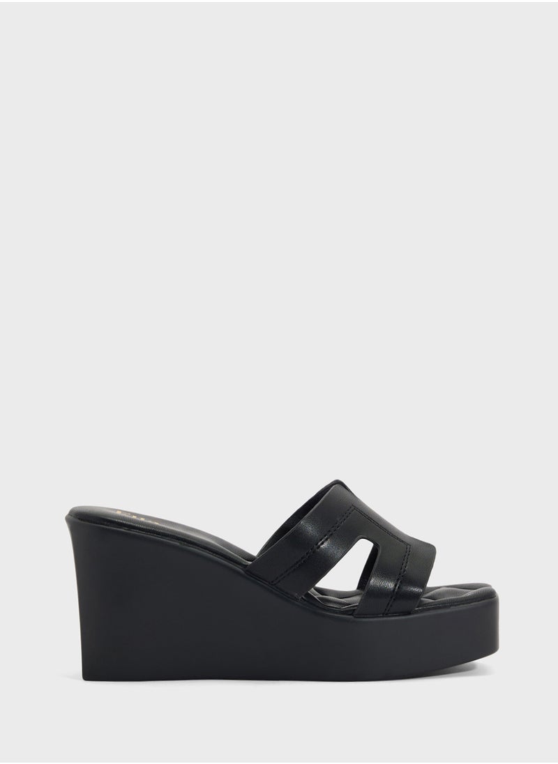 ELLA H Mule Wedge Sandal  - Image 1