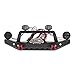Treehobby Aluminium Alloy AntiCollision FrontRear Bumper Protective Bar with LED Lights Compatible with Axial SCX10 90046 TRX4 SCX10 iii AX103007 110 RC Crawler Car Upgrade Parts Front Bumper - Image 3