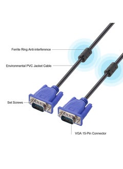 Lava LAVA VGA cable 10.0 meters long, for monitors with a filter to ensure a clear and high-quality image without any distortion.  - Image 5