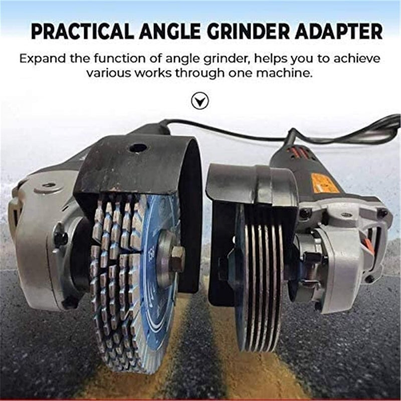 klarako Angle Grinder To Grooving Machine Adapter Converter Screw Drill Adapter,Angle Grinder Polisher Tool - M10/M14 Conversion Head for Variable Slotting Machine Conversion Power Tool Accessories (M10) - Image 3