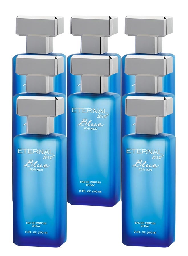 إتيرنال لاف 8 قطع عطر بلو للرجال 100 مل - Image 1