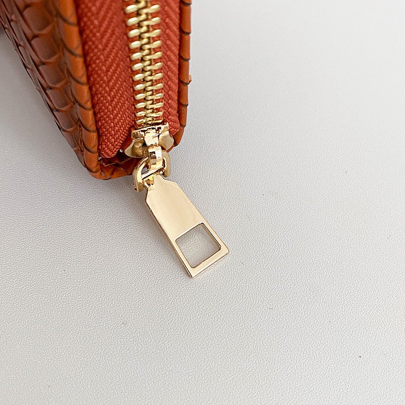 Multifunctional Solid Color PU Leather Wallet, RFID Blocking Design Portable Daily Storage Purse for Cards Cash Coin Business Use - Image 3