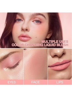 TLM TLM Colour Changing Foundation for Different Skin Tone，TLM Concealer Cover Cream，BB Cream Makeup Moisturizing Fluid ， All Day Flawless Color Changing Blush, Temperature Changing Liquid Blush ﻿  - Image 4
