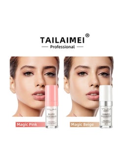 TLM TLM Colour Changing Foundation for Different Skin Tone，TLM Concealer Cover Cream，BB Cream Makeup Moisturizing Fluid ， All Day Flawless Color Changing Blush, Temperature Changing Liquid Blush ﻿  - Image 5
