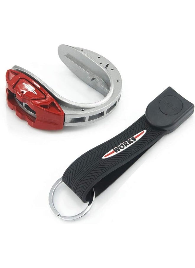 Car Remote ABS Key Fob Cover Case Chains Rope Keychain Shell for Cooper Clubman F54 F55 F56 F57 F60 Hatchback Countryman Styling Accessories