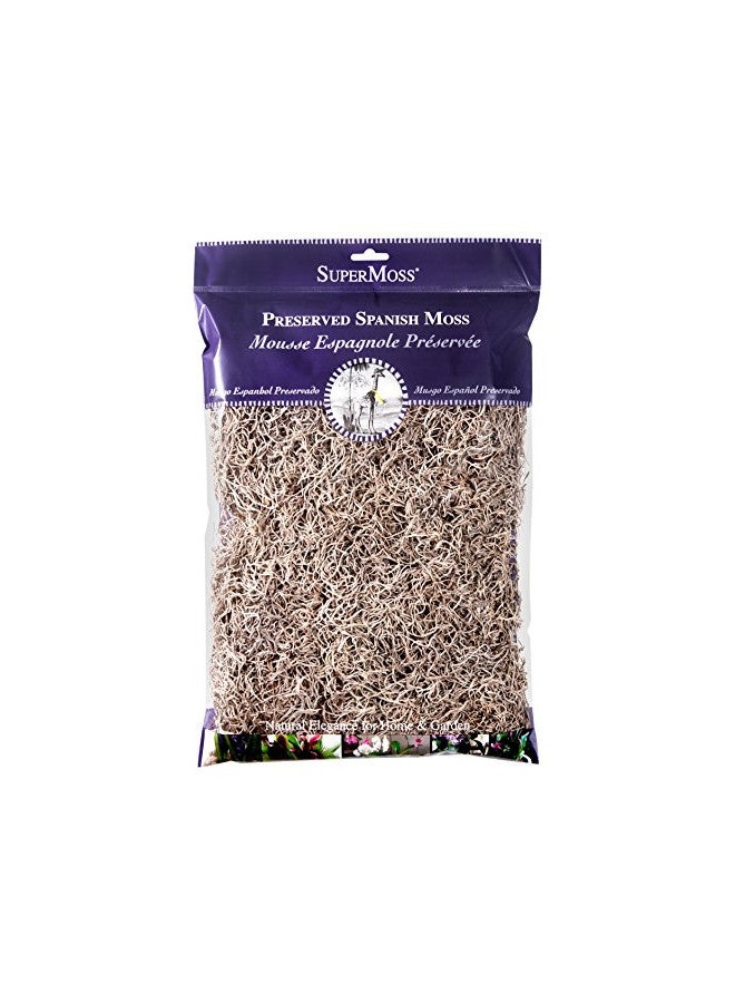 SuperMoss (26914) Spanish Moss Preserved, Natural, 8oz (200 cubic inch) - Image 1