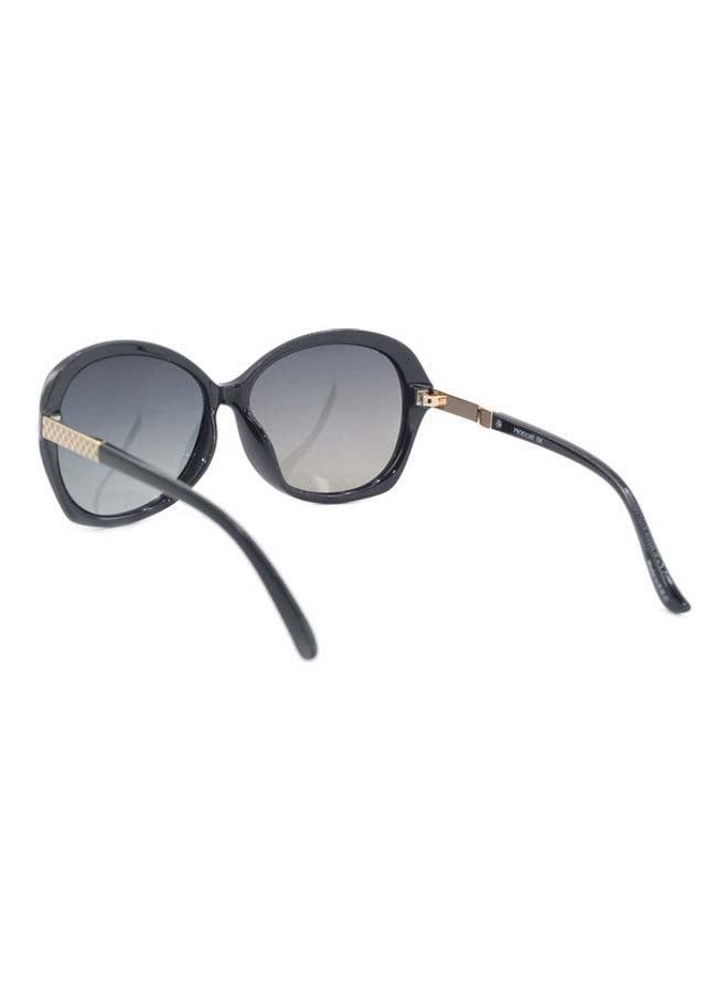 PROOCHI Women Full Rim Polarized Butterfly Shape UV Protection Sunglasses - Lens Size: 58 mm - Black - Image 4