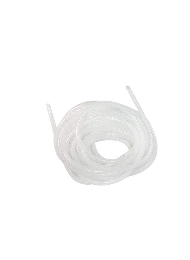 HASANAT ESSENTIALS - 30 Meter Cable Sleeve 6mm Dia Spiral Wire Wrap Tube Pc Manage Cord Cover - Image 1