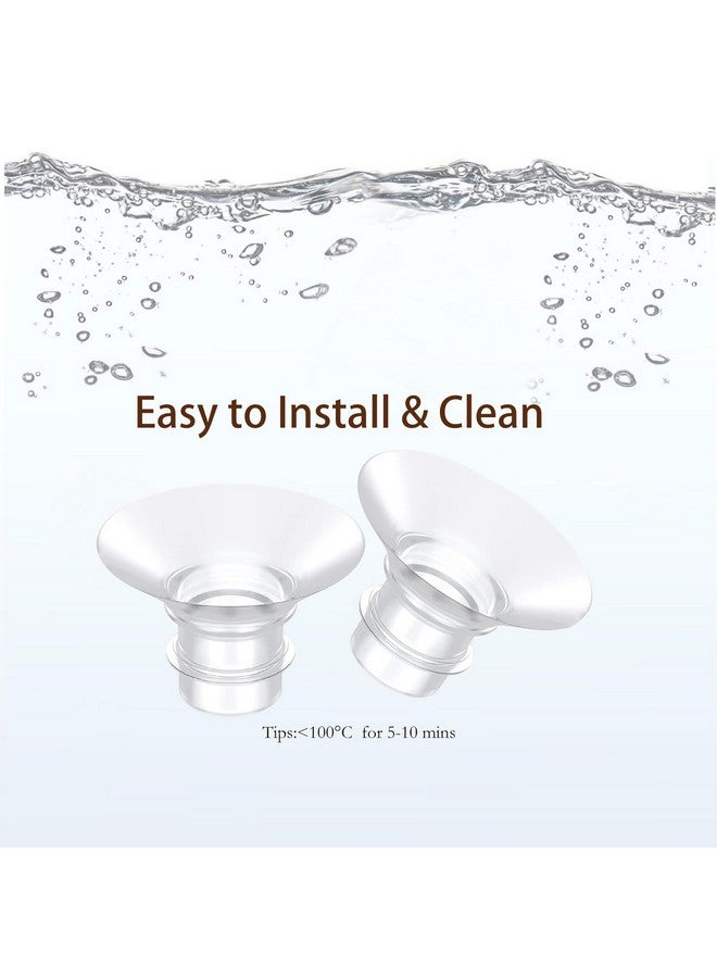 Hranio 15mm Flange Insert 6PC, Compatible with 15mm Flange Spectra/Flange Inserts for Spectra/Momcozy Flange Inserts/Momcozy Wearable Breast Pump Flange Insert/Flange Inserts for Medela Pump/Willow/TSRETE - Image 4