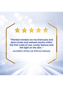 Nivea Luminous 630 Even Glow Anti Dark Circles And Puffy Eyes Serum With Energizing Caffeine 15ml  - Image 4