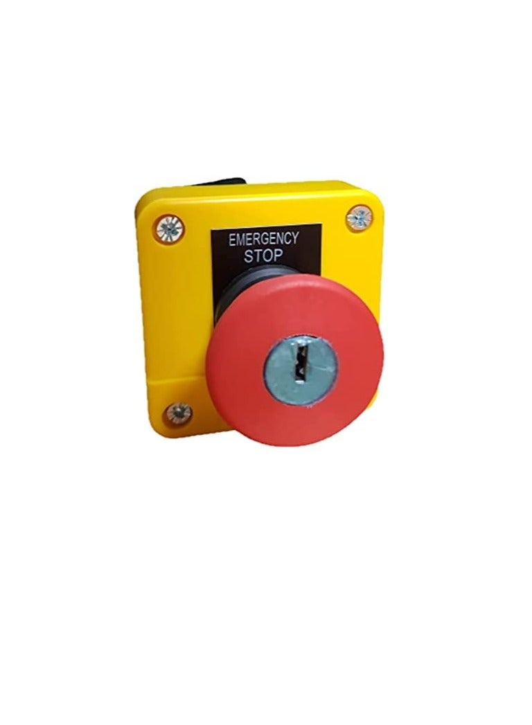 Emergency Stop Push Button Switch Panic Switch with Keys  - Image 2