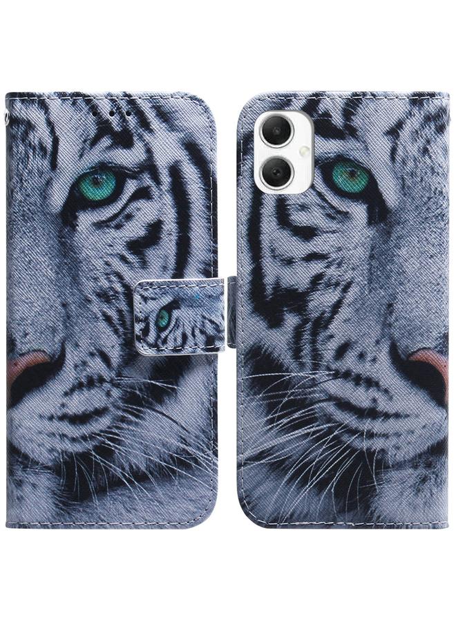 اس-توب جراب هاتف Samsung Galaxy A06 4G برسومات ملونة من الجلد القابل للطي - Image 1