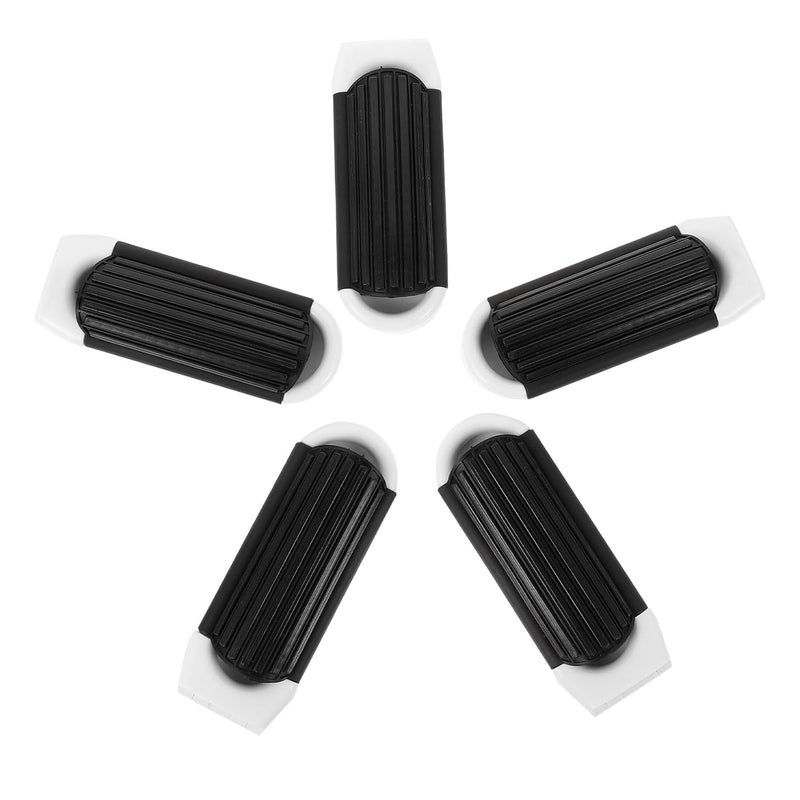 5 Pcs Portable Foldable Hair Combs with Mirror Mini Travel Detangling Hairstyling Combs for Women and Men - Image 1