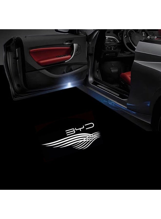 Vierex Car Door Logo Welcome Lights & Exit Warning Lights for BYD Han DM / Song PLUS / Qin PRO / Seal / EA1 (2020-2021), Super Bright LED Projector Courtesy Lights, Plug & Play, 2PCS - Image 1