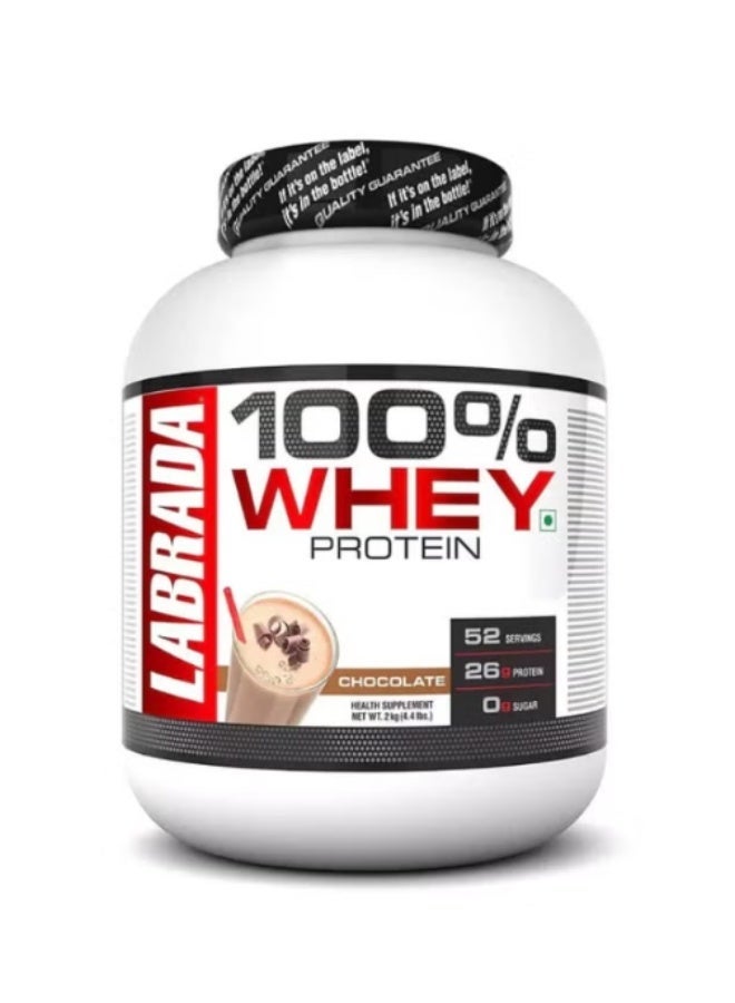 labrada 100%whey protein chocolate 4 lb - Image 1
