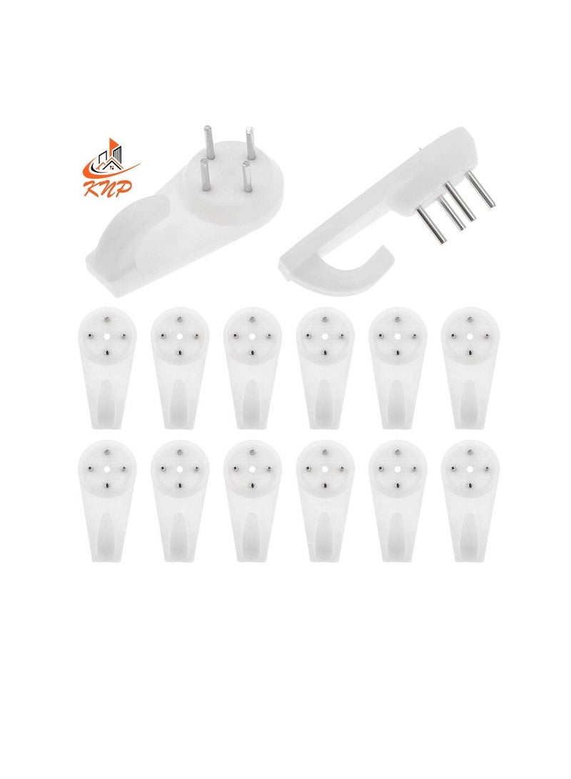 KNP Non Trace Hard Wall Hook (30x15mm) PACK OF 10  - Image 2