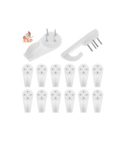 KNP Non Trace Hard Wall Hook (30x15mm) PACK OF 10  - Image 3