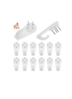 KNP Non Trace Hard Wall Hook (30x15mm) PACK OF 10  - Image 1