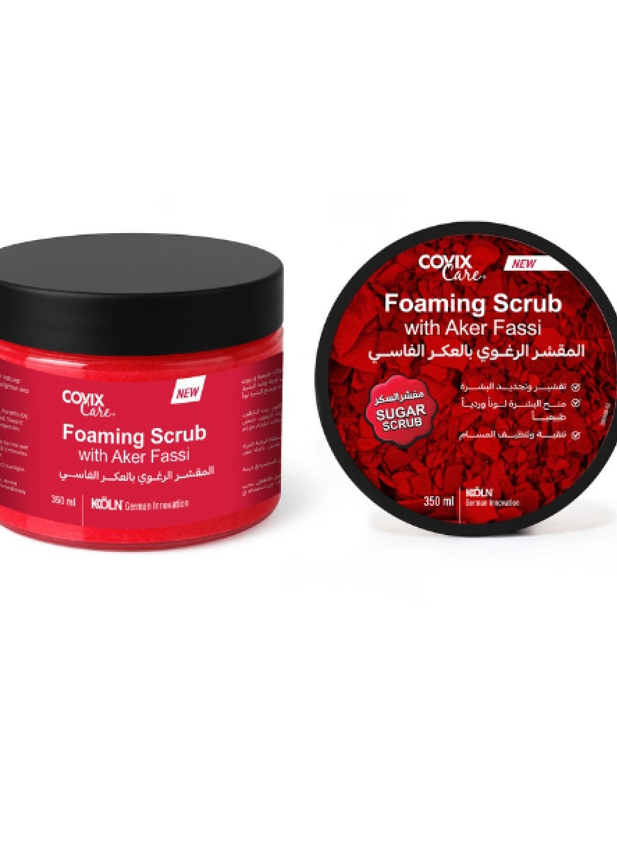 Covix Care Aker Fassi Moroccan Poppy Foaming Body Scrub