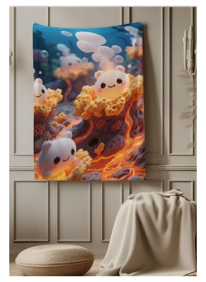 عام بطانية رقيقة من الفانيلا (دافئة ومريحة، ومناسبة للنوم واستخدام الألعاب وإزالة الغبار ومقاومة للرمل) 150 سم * 200 سم - 941 - Image 1