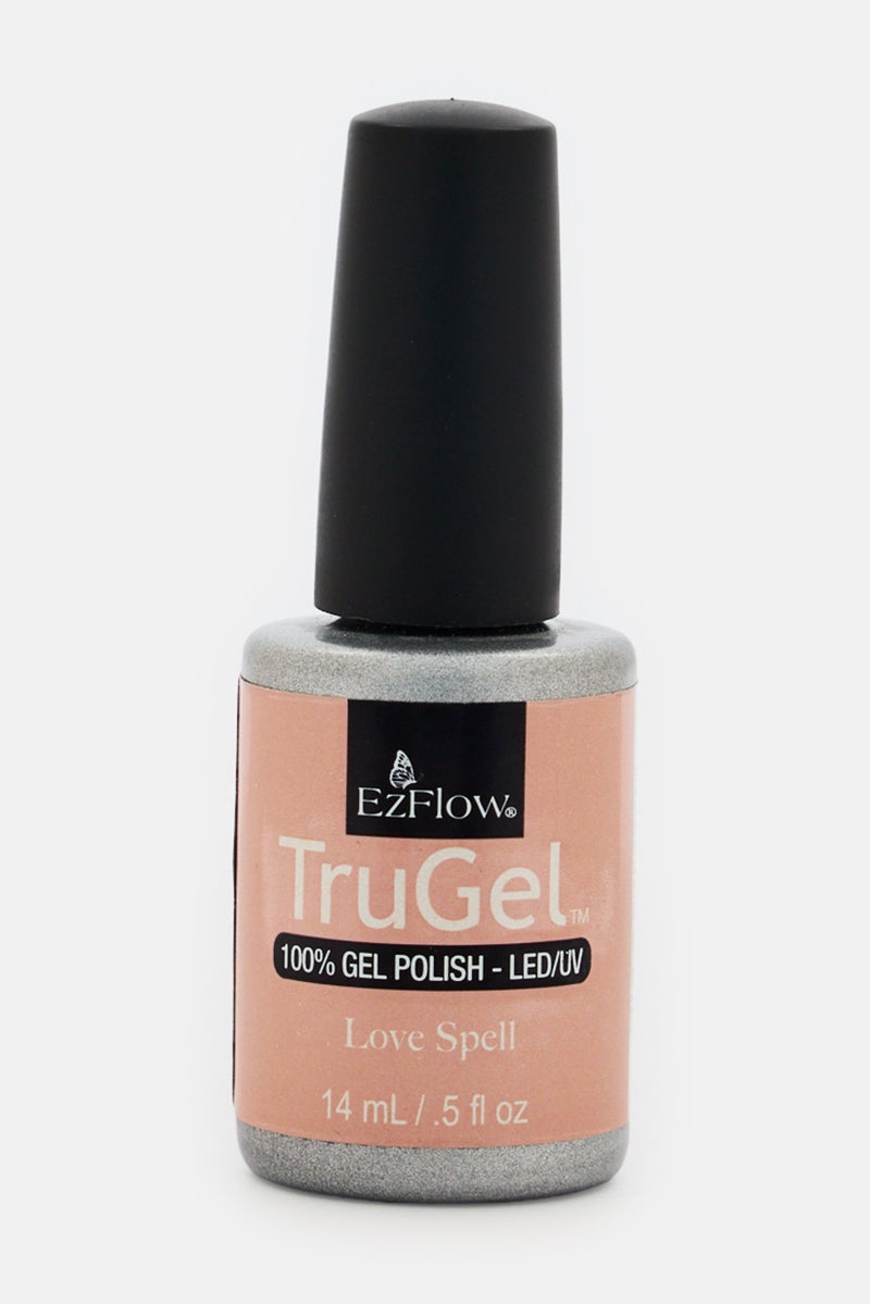 Ez Flow Love Spell Trugel Sparkle Nail Polish 14ml, Orange - Image 1