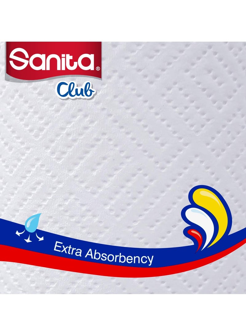 Sanita 2 Ply Kitchen Towel  40 Sheets Pack of 6 - Image 4