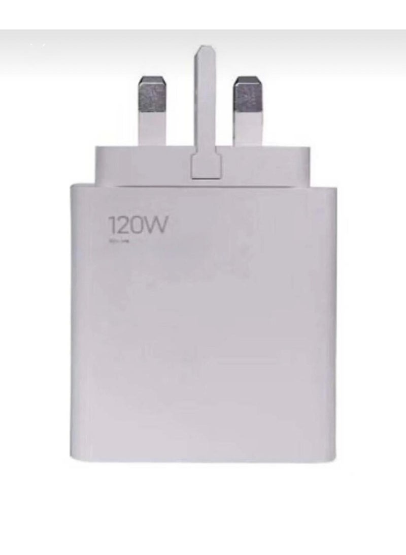 شاحن Mi الأصلي توربو بقوة 120 واط، محول سريع مع كابل USB من النوع C بطول 1 متر (النوع A) - المملكة المتحدة - Image 2