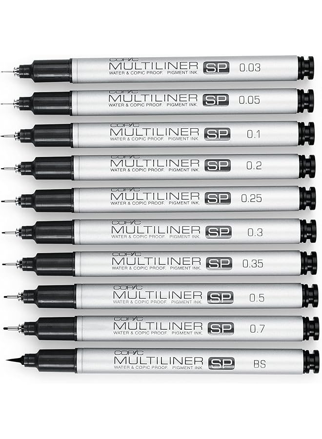 erorex Multiliner Pen Size: 0.3 Black  - Image 2