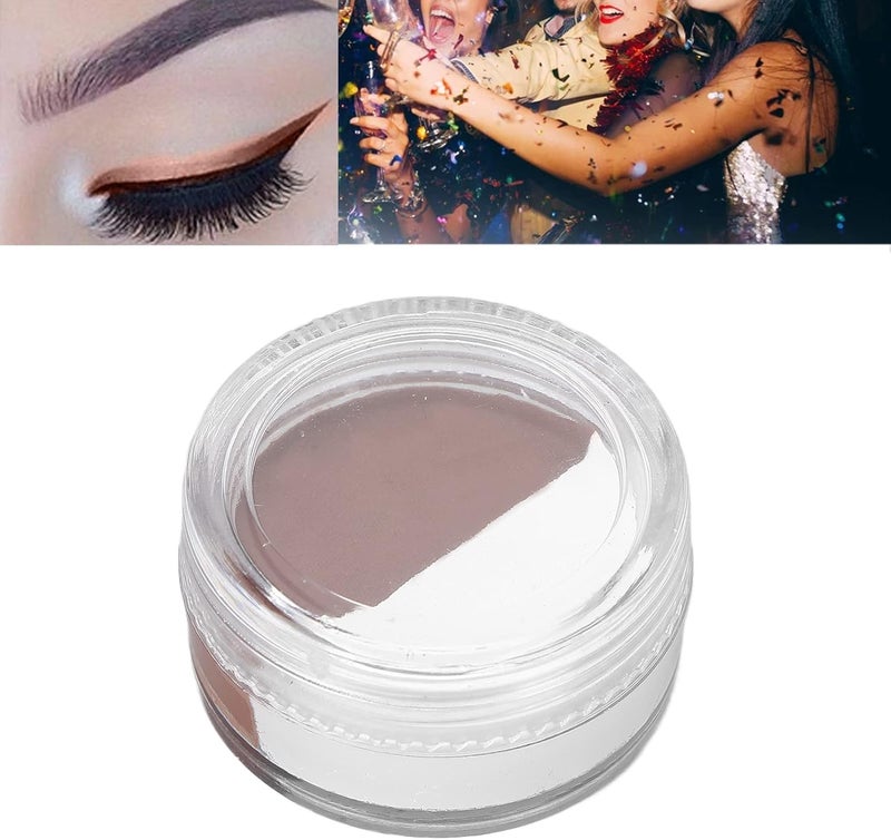 كلاراكو طلاء جسم ثنائي اللون 10 غرام، طلاء مائي يدوم طويلاً بألوان زاهية، مناسب للوجه والعينين، آمن وغير مهيج للبشرة، مثالي لحفلات الكرنفال والتنكر (رقم 1) - Image 2