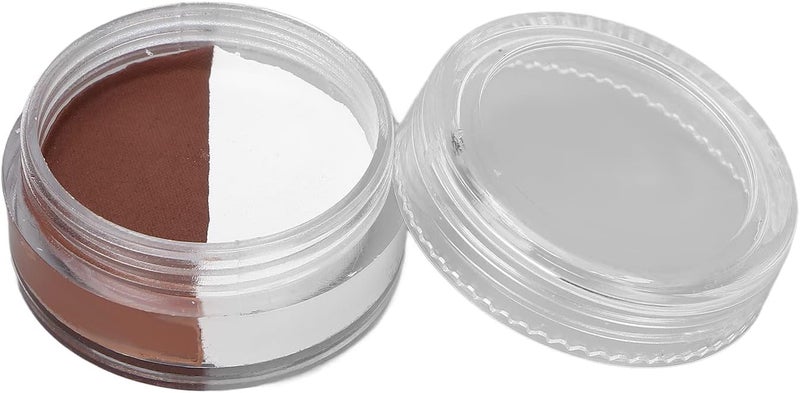 كلاراكو طلاء جسم ثنائي اللون 10 غرام، طلاء مائي يدوم طويلاً بألوان زاهية، مناسب للوجه والعينين، آمن وغير مهيج للبشرة، مثالي لحفلات الكرنفال والتنكر (رقم 1) - Image 3