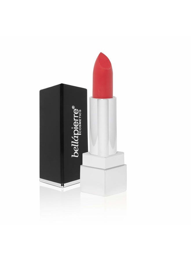 BellaPierre Matte Lipstick with 100% Natural Non-Toxic Formulation | Cruelty & Paraben Free | Long Lasting Nourishing Color & Sun Protection – Fire Red  - Image 1