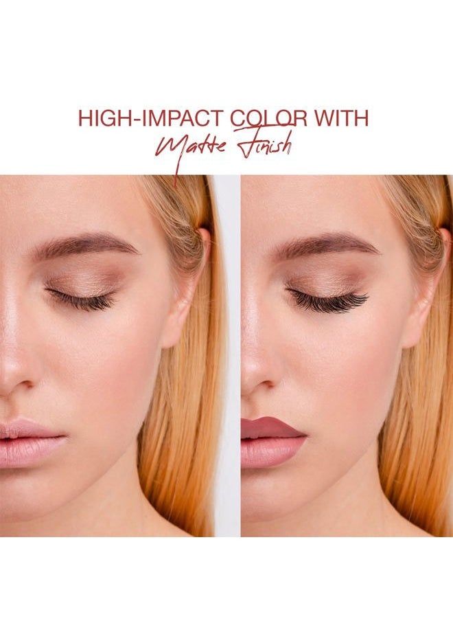 BellaPierre Matte Lipstick with 100% Natural Non-Toxic Formulation | Cruelty & Paraben Free | Long Lasting Nourishing Color & Sun Protection – Fire Red  - Image 4