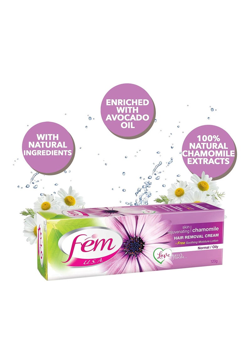 fem USA Hair Removal Cream With Blossom Flowers 120 Gm  - Image 4