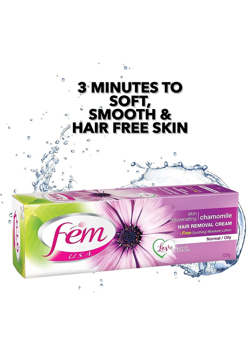 fem USA Hair Removal Cream With Blossom Flowers 120 Gm  - Image 3