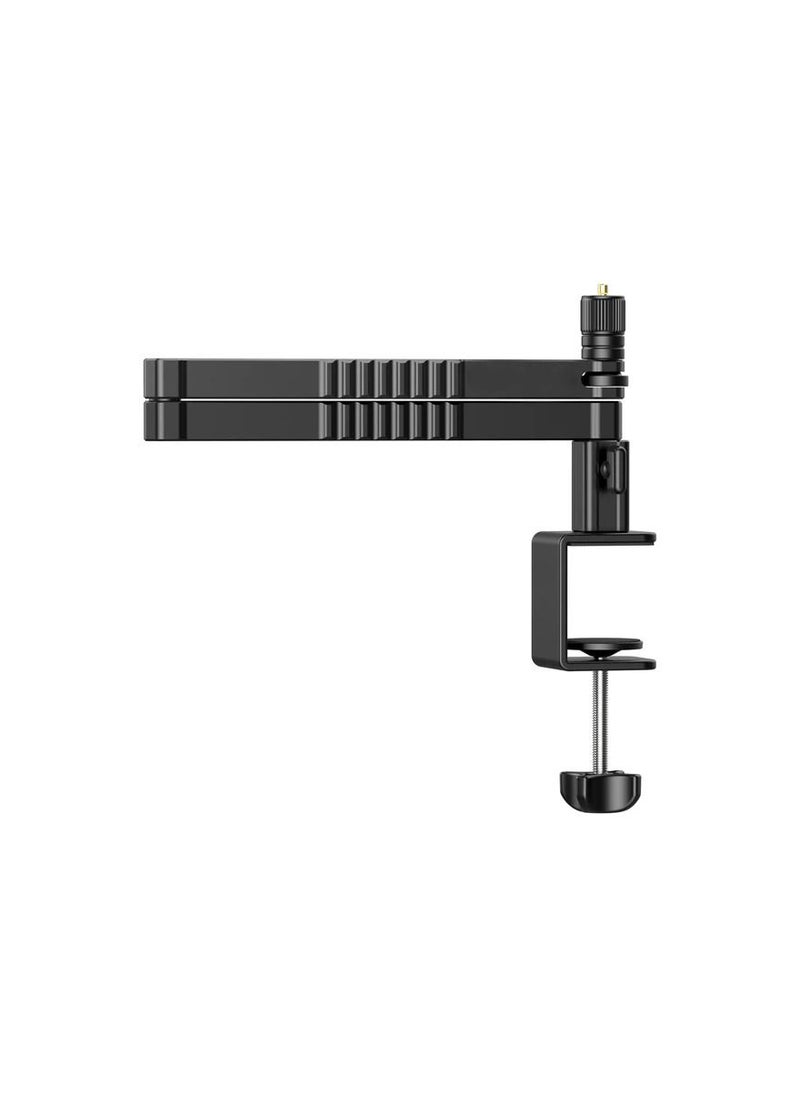 Ulanzi - Low Profile Mic Arm  Aluminum Mic Arm Desk Mount 360° Rotatable Foldable Microphone Low Arm for Podcast Streaming Gaming Radio Studio  for Most Mics - Image 1
