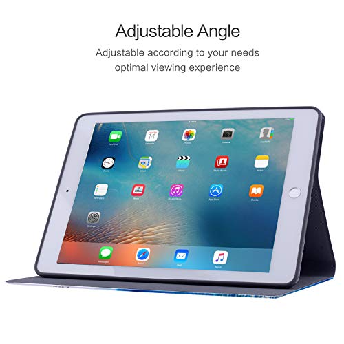 Vimorco for iPad 9.7 inch 2018/2017 Case, Premium Leather Case, Protective Hard Shell Cover for Apple iPad Air 1/2 for iPad 6th/5th Generation with Auto Wake/Sleep, Beach - Image 4