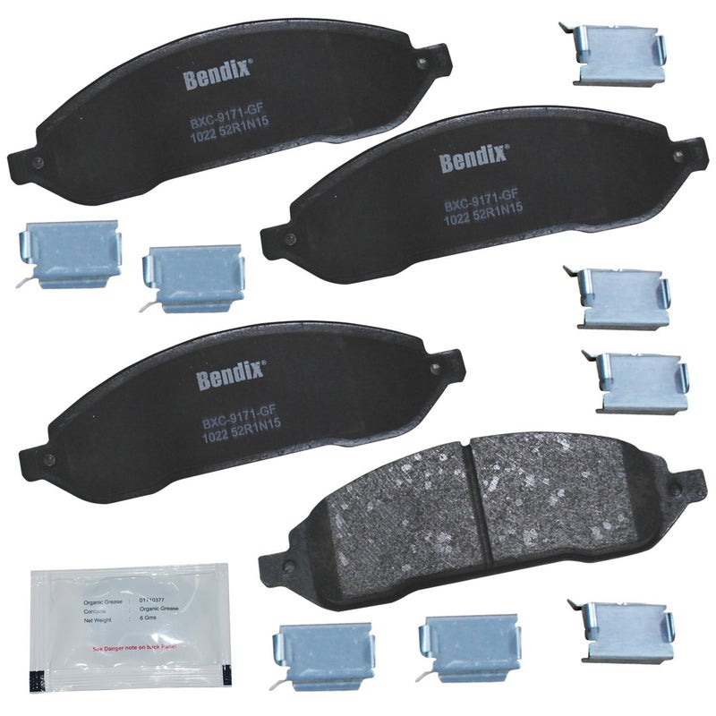 Bendix Priority1 CFC1022 Ceramic Front Brake Pads for Ford Freestar 2007-2004, Mercury Monterey 2007-2004 - Image 3