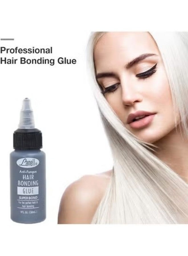 Lanell Anti-Fungus Hair Bonding Glue, Super Bond for The Perfect Hold in Hair, Bonding Hairpiece Wig Hair Extension Gel Anti Allergy - Image 5