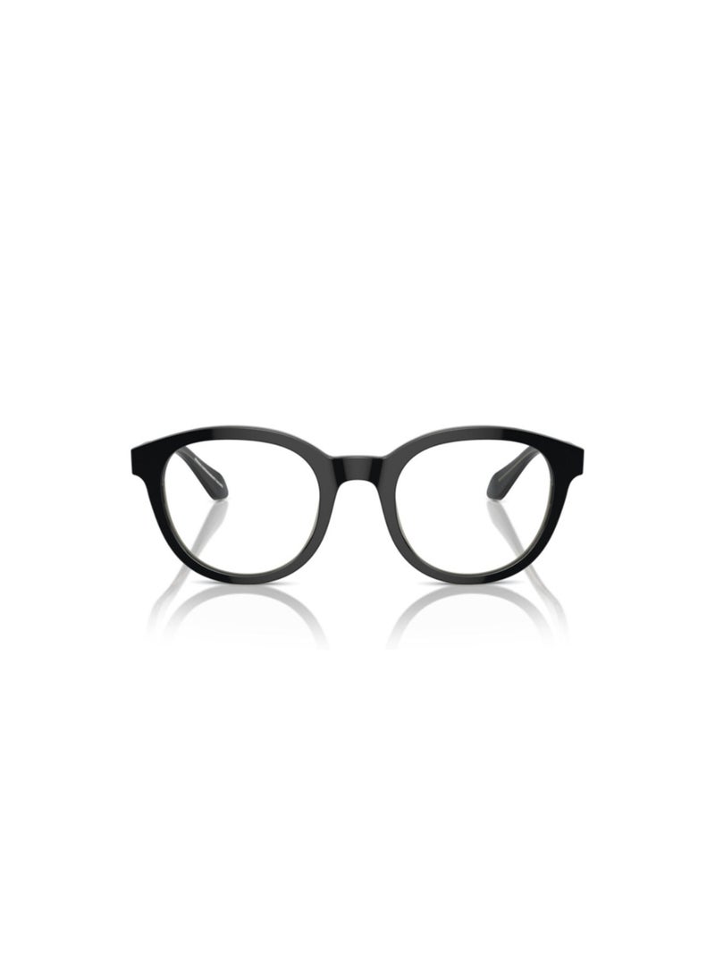 GIORGIO ARMANI Giorgio Armani Man Phantos  Eyeglasses- Ar 7256 - Lense Size:48Mm - Top Black/Trasparent Green - Image 4