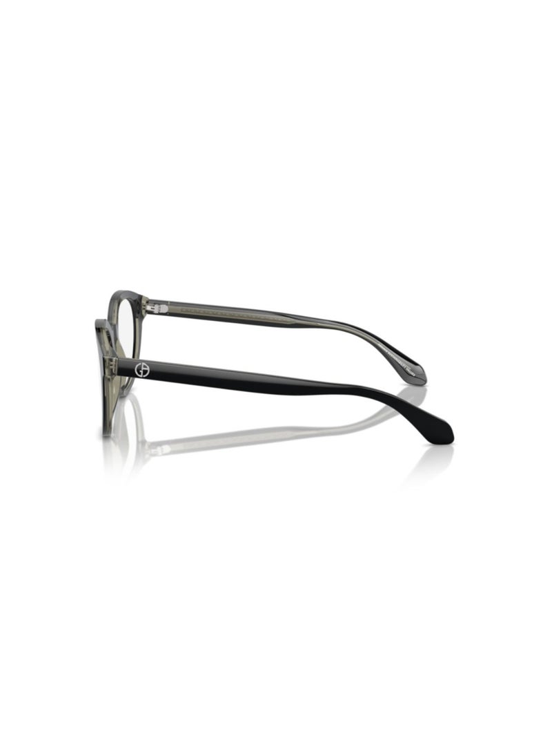 GIORGIO ARMANI Giorgio Armani Man Phantos  Eyeglasses- Ar 7256 - Lense Size:48Mm - Top Black/Trasparent Green - Image 2