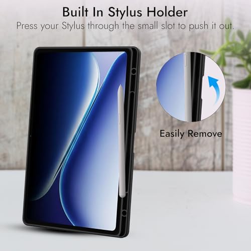 Robustrion Cover for OnePlus Pad Go 2 12.1 inch Cover Case with Pencil Holder, Trifold Cover Case for OnePlus Go 2 Tablet Cover [Auto Sleep Wake Support] - Hippy - Image 5