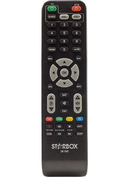Next Starbox Onyx HD UK-545 Remote Control 