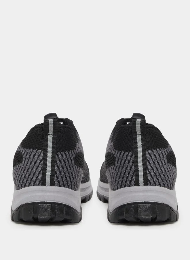 Styli Styli Striped Lace Up Sneakers