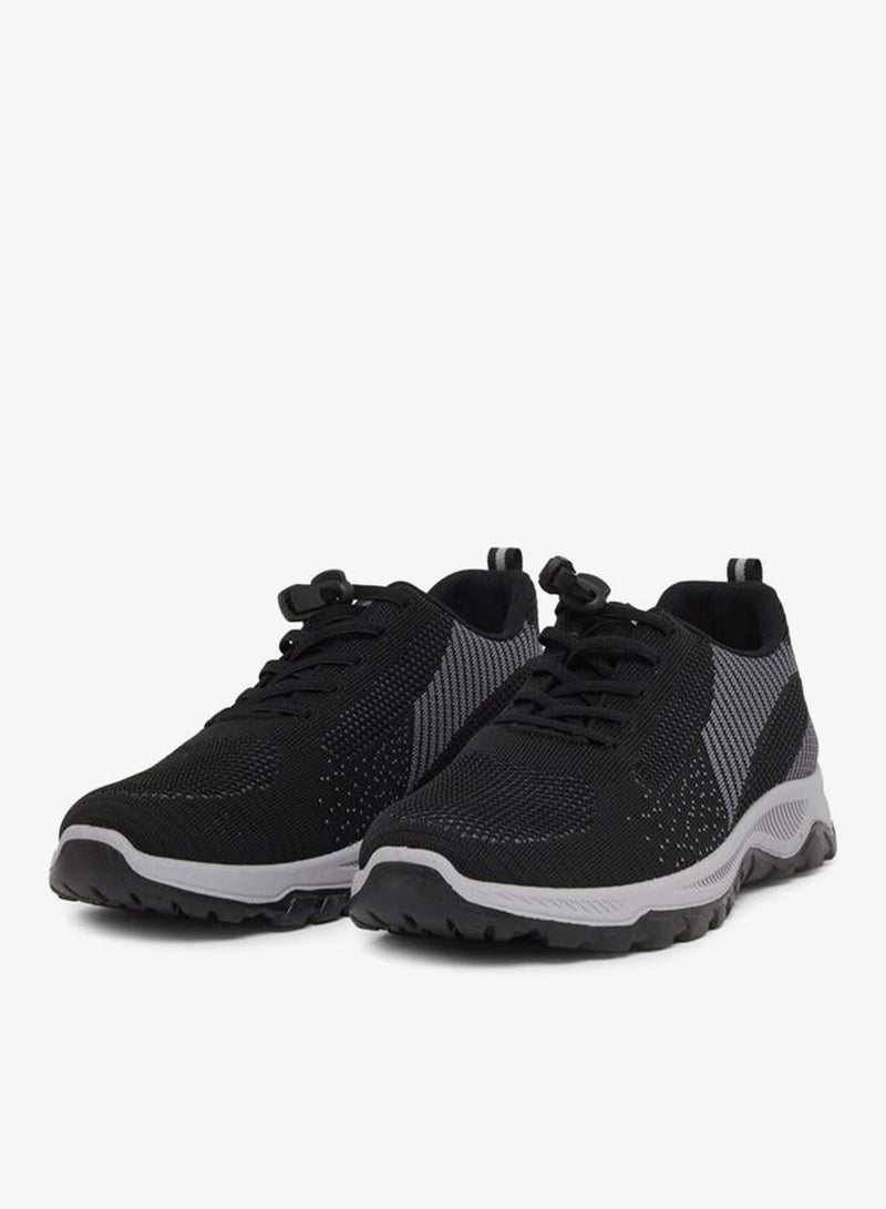 Styli Striped Lace Up Sneakers - Image 2